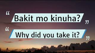 COMPILATION OF PERSONAL QUESTIONS | English-Tagalog Translation