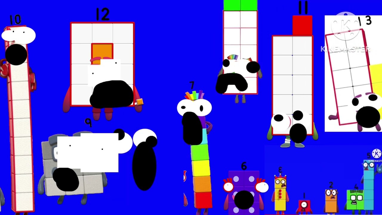 Numberblocks pizza tower Screaming Round 13