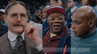 Capital One Commercial 2026 March Madness Dr Naismith Samuel L Jackson Magic Johnson Ad