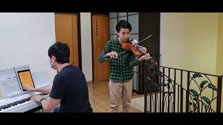 Allegro, 1st movt from Concerto in D minor, RV 238 by Antonio Vivaldi, Breydon Lee on the violin