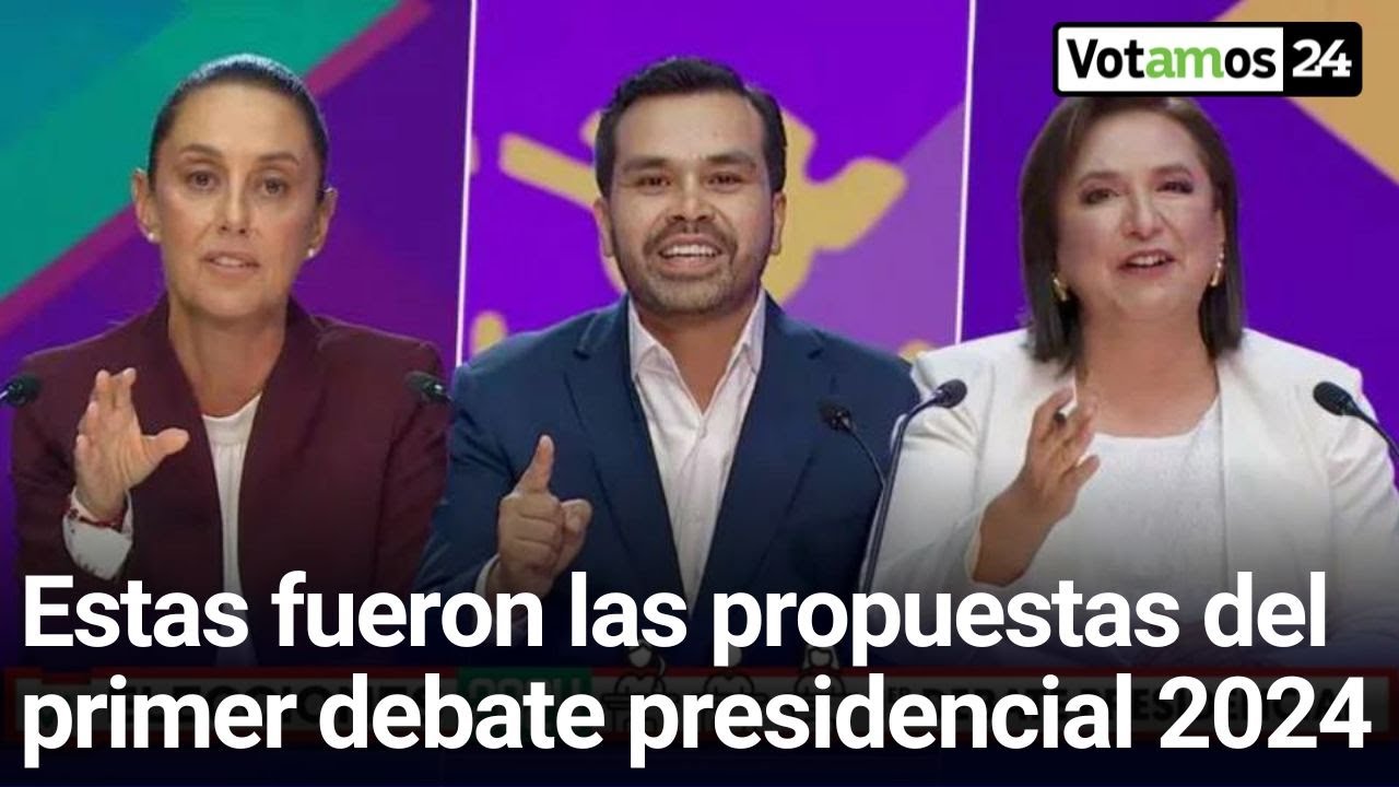 Estas fueron las propuestas de los candidatos durante el primer debate ...