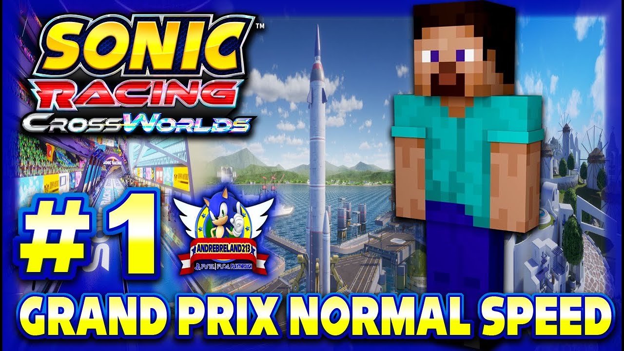 Sonic Racing: CrossWorlds PS5 (1080p60fps) - Grand Prix Part 1 with Steve