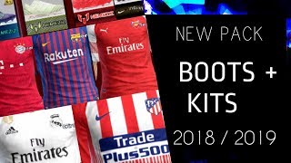 PES 2013 | New Pack • Boots   Kits  OFICIAL •  2018 / 2019 • HD