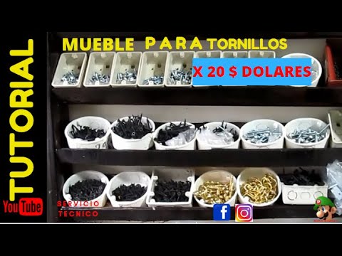 Video: Organizador Para Tornillos Y Tornillos: La Elección De Una Caja Para Guardar Tornillos, Recipientes De Plástico Y Estuches Para Tornillos, Otros Tipos