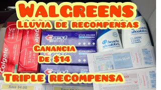 Walgreens🔥🔥GRATIS MÁS GANANCIA DE $14 🔥triple recompensa