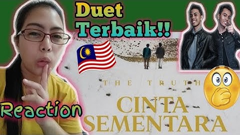 THE TRUTH - CINTA SEMENTARA (OFFICIAL MUSIC VIDEO)PINAY🇵🇭 IN MALAYSIA🇲🇾 FIRST REACTION