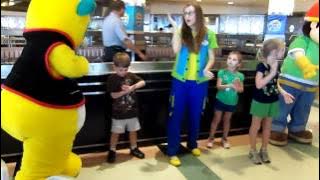 Bryce Dancing with Oso and Jake :)