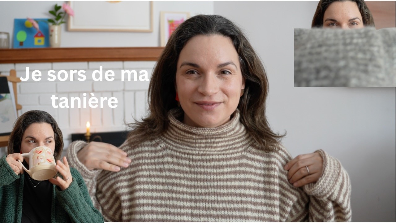 Retour de mon hibernation 🧶 | tricot, un nouvel album et lectures ✨