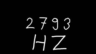 2793 hz