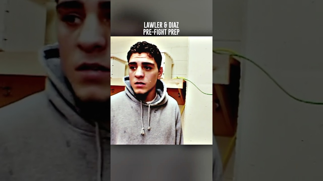 NICK DIAZ AND ROBBIE LAWLER BEFORE THEIR BATTLE #UFC #MMA