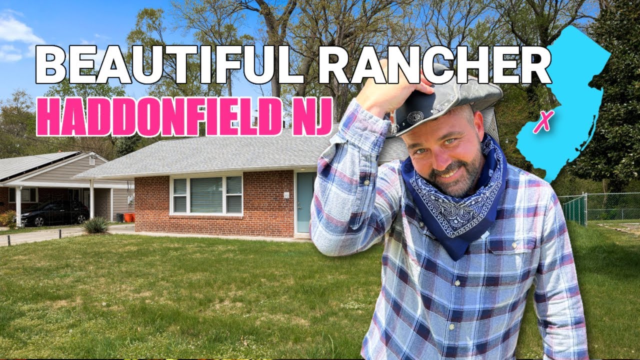 🐴 Lone Real Estate Ranger Tour of beautiful Haddonfield Rancher 🏡