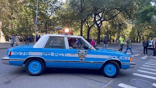 Vintage NYPD Vehicles at the Columbus Day Parade