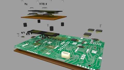 C4D Circuit Board