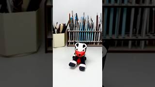 I Made Pokemon Houndour Out of Clay! 🔥🐾 #shorts