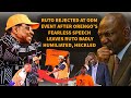 DRAMA🔥! RUTO REJECTED, HECKLED AT ODM EVENT AFTER ORENGO'S FEARLESS SPEECH LEAVES CROWD CHARGED 