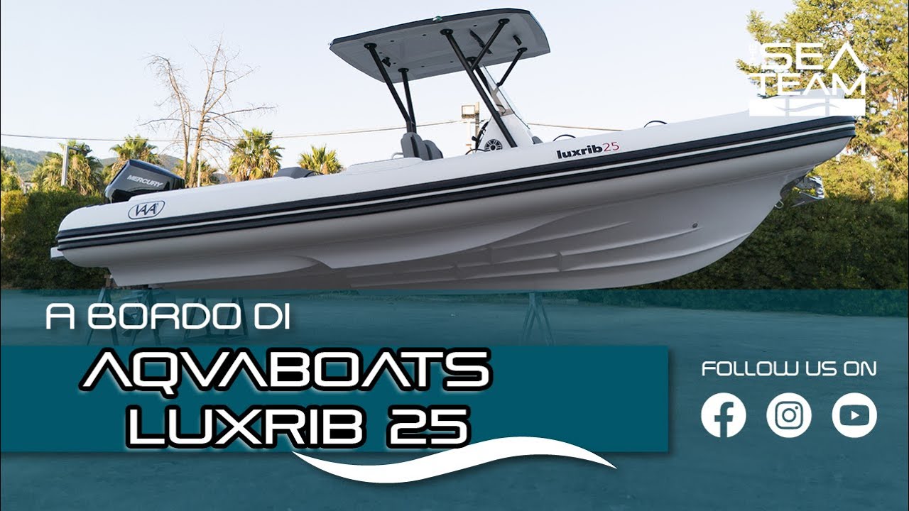 A bordo di Aqvaboats Luxrib 25 M.Y. 2024