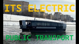 ELECTRIC RIVER BOAT BUS PUBLIC TRANSPORTATION IN MOSCOW by Ven Kor 149 views 3 months ago 13 minutes, 49 seconds