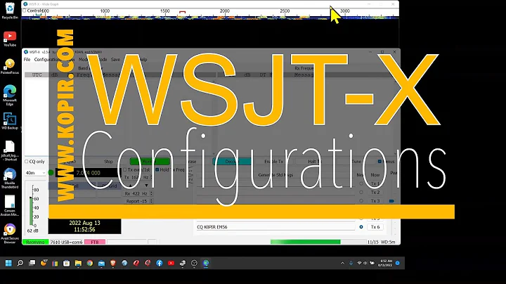 Tech Tip - Specific WSJT-X Configurations For Radios and Log Books