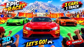 Impossible Mega Ramp Car Stunts 2026 🚗🔥 | Car Racing 3D screenshot 4