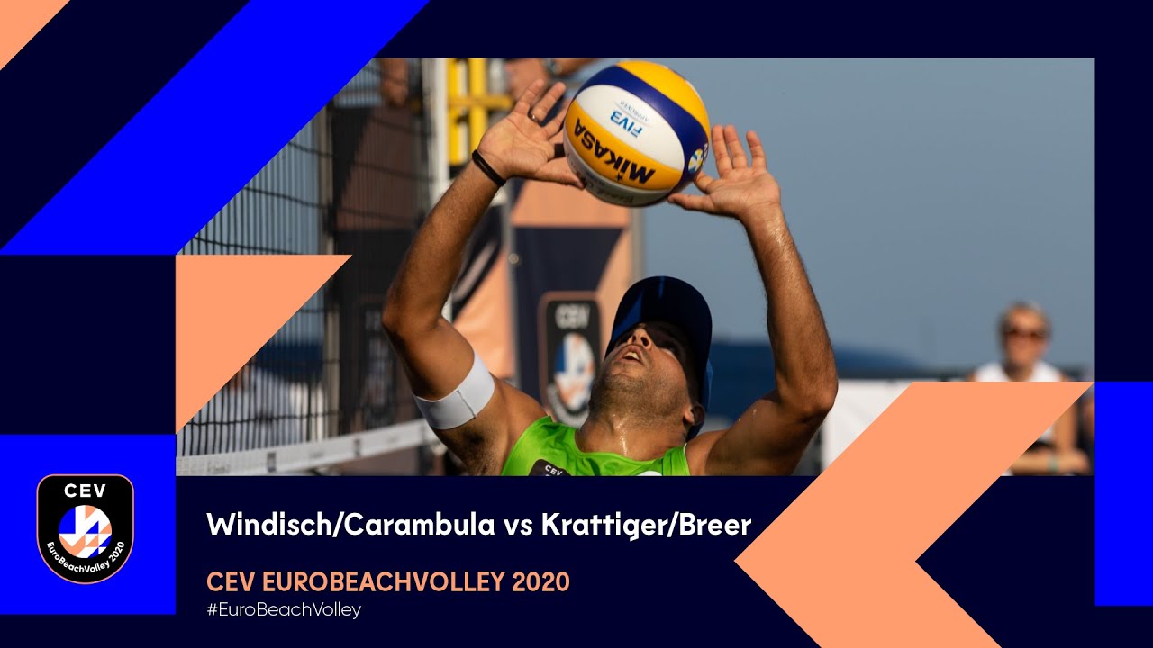 Windisch/Carambula vs Krattiger/Breer FULL MATCH - EuroBeachVolley 2020