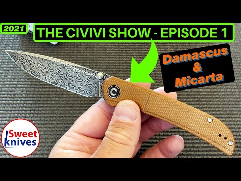 THE CIVIVI SHOW - Episode  - Civivi Imperium Damascus Knife with Micarta Handle