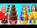 Chocolate Fountain Fondue Challenge | Prank Wars by Multi DO Challenge