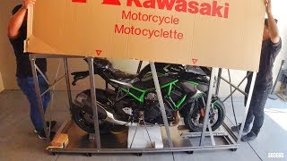 KAWASAKI ZH2 HYPERNAKED SUPERCHARGED | JMAC MOTORCYCLE UNBOXING