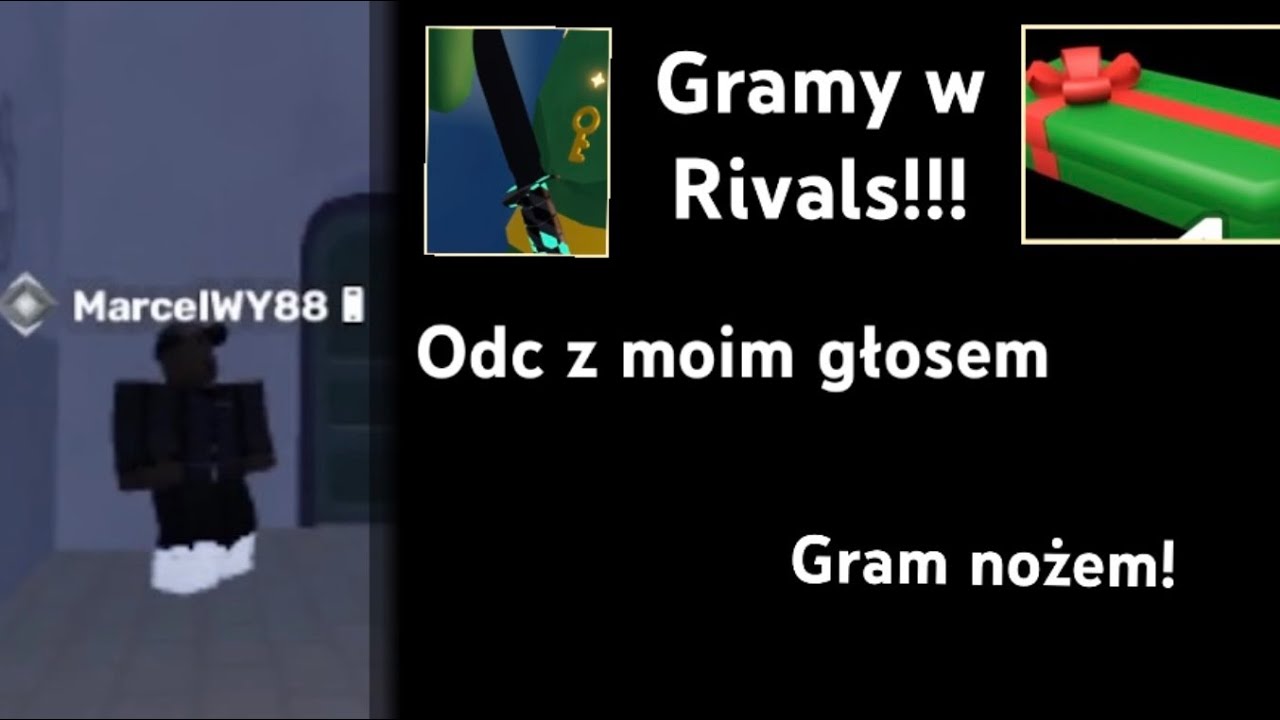 Gram w rivals !!! Z moim głosem gram nożem!!#roblox #rivals 
