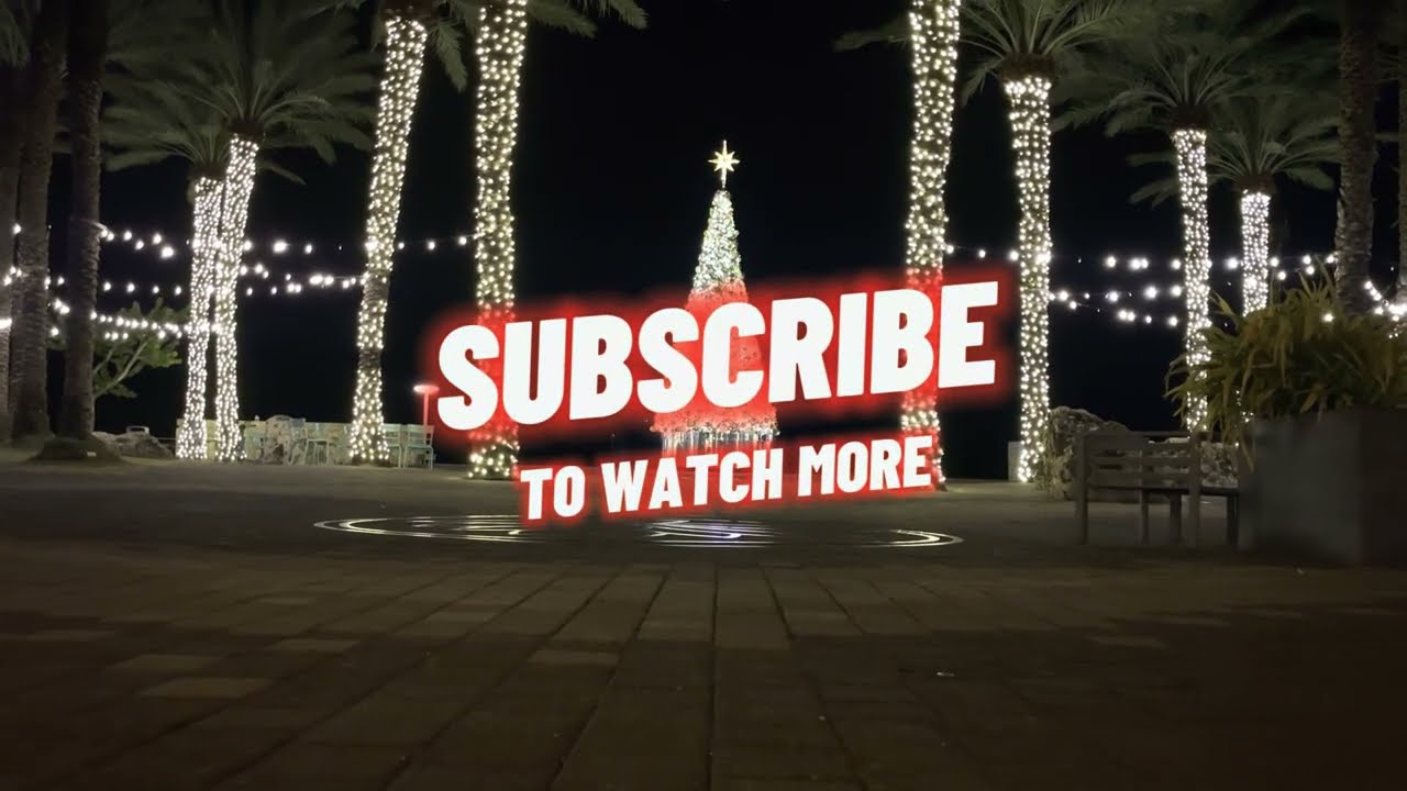 December 2022 Camana bay Christmas light Cayman Island. YouTube