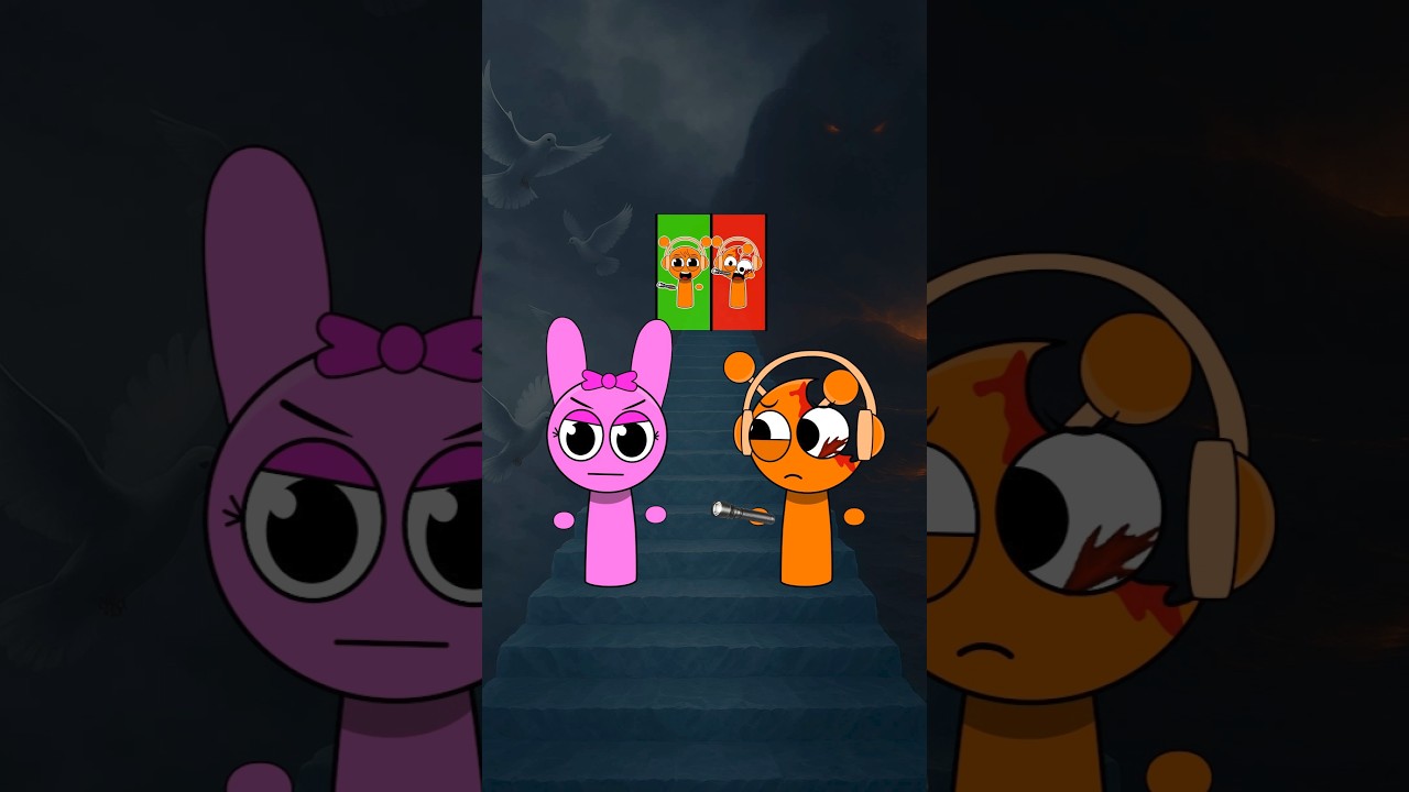 ohh noo, help oren zombie phase 2 sprunki horror pinki 😱😱😱 