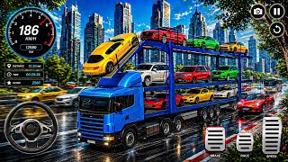 Car Transporter Truck Simulator - Cargo Euro Transport Multistory Vehicle - Android GamePlay screenshot 1