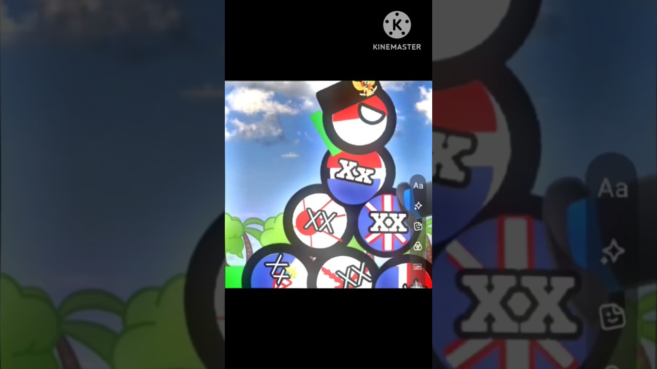 INDONESIA VS COLONIALISTS || (liat desk) || #trend #indonesia #penjajah #countryballs