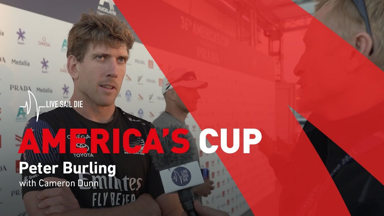 ⁣America's Cup: Post Day 2 Chats with Peter Burling
