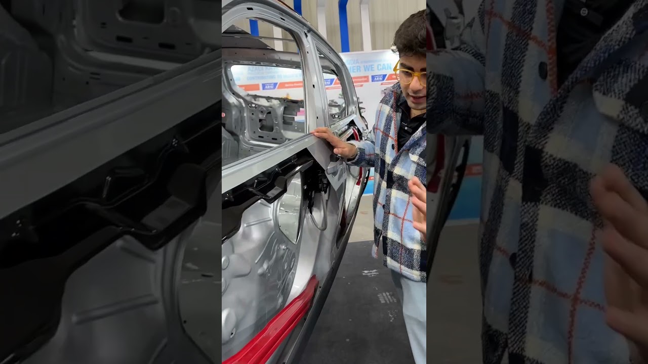 Material, not thickness, defines strength. Advanced High Strength Steel ensures #car safety. #shorts