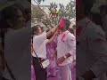 Holi celebration in SVU// basanta utsav #comment #university #college #collegelife #minvlog #shorts
