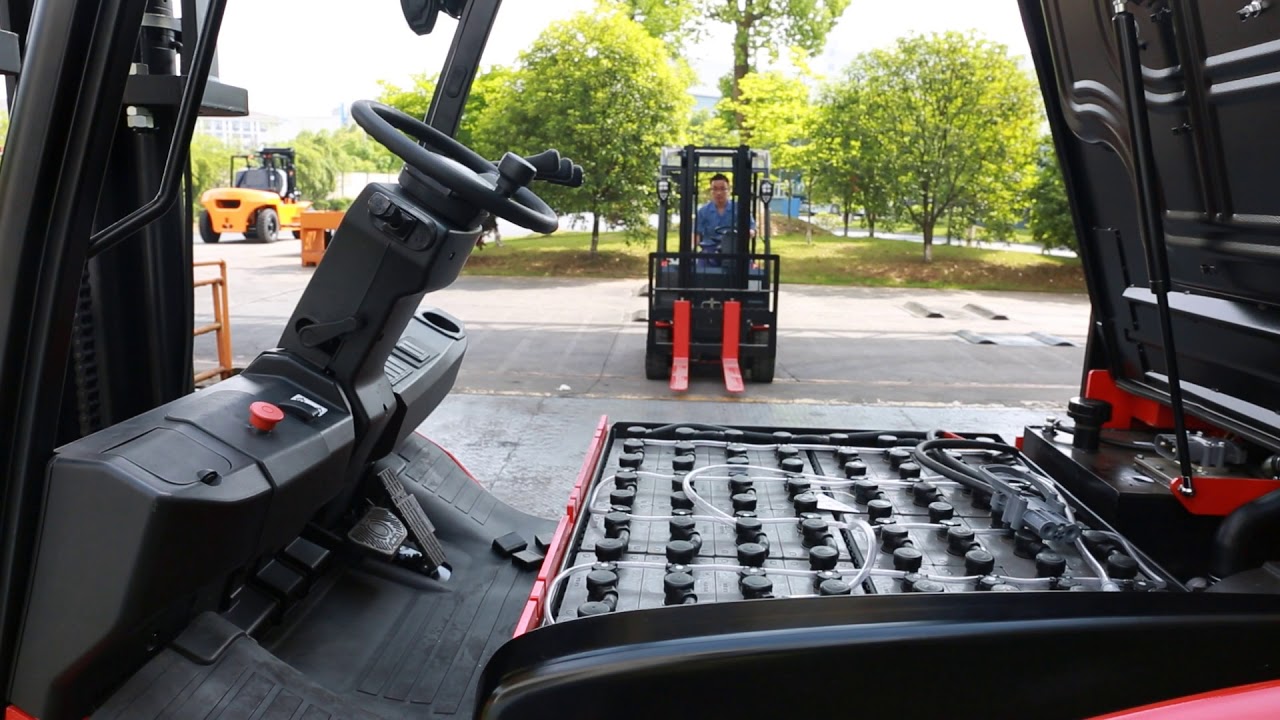 Side Battery Exchange for Hangcha Electric Forklift Trucks YouTube