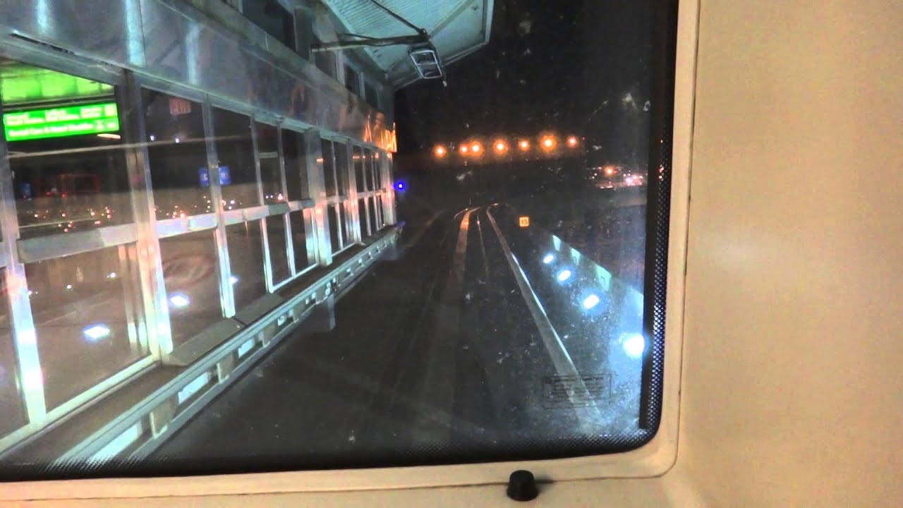 AirTrain JFK On Board Howard Beach Train from Lefferts Blvd. to