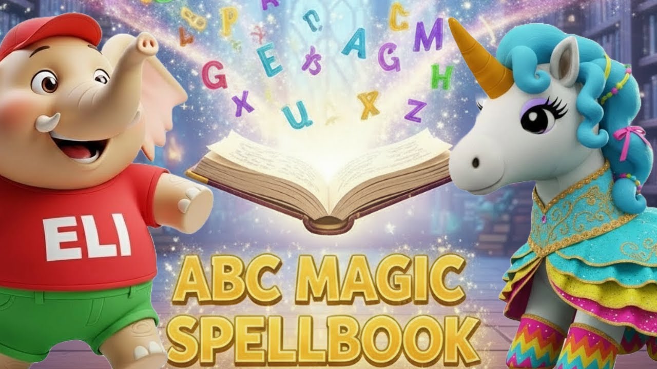 ABC Magic Spell book | Learn A to Z with Magical Spells | Fun ABC Learning for Kids | ABC Spotlight