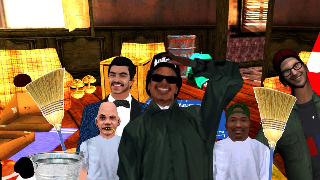 GTA San Andreas Loquendo - La limpieza en la casa de Ryder