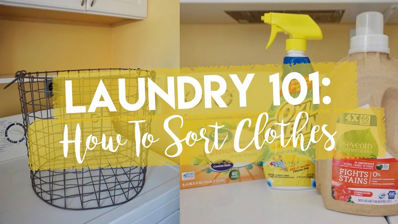 Laundry Basics: How to Sort Clothes