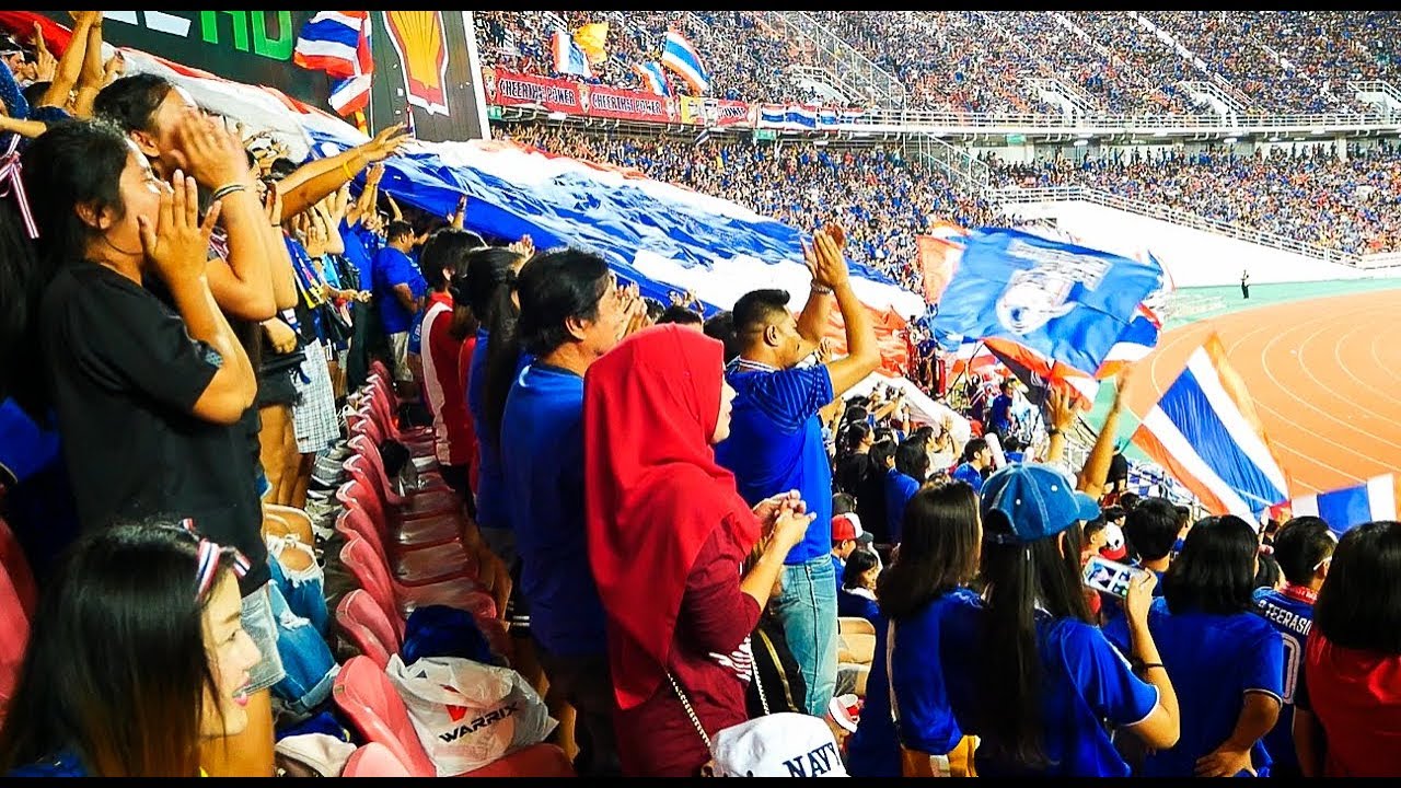 Soccer Game in Thailand - Jaramangala National Stadium