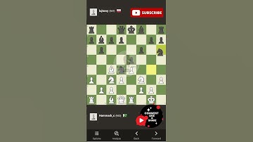 Opponent blunders with his knight leads me towards sudden win||| #shorts #checkmate  #viralshorts