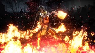 Scorpion Mortal Kombat 4k Live Wallpaper.