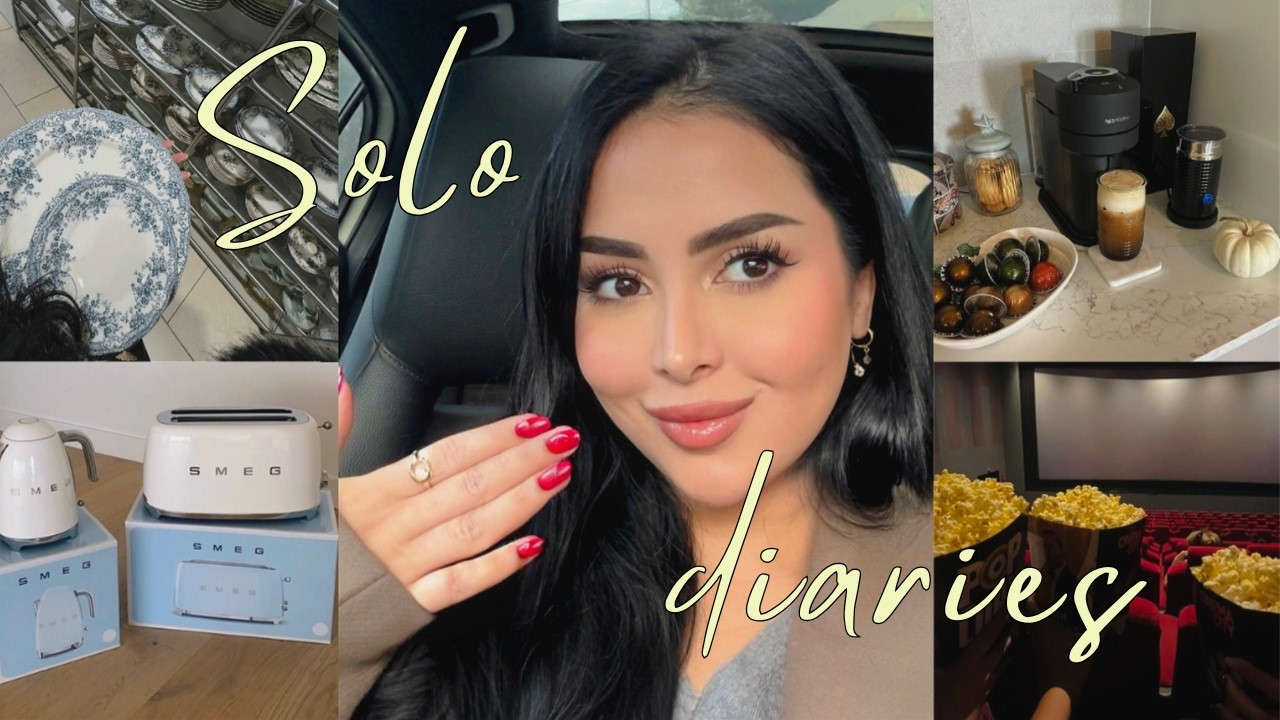 Solo diaries  🫶🏻 | part 1 | spend 48h with me ✨unboxing, cleaning, cooking, cinema🤍