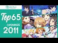 Top 65 Anime Openings 2011