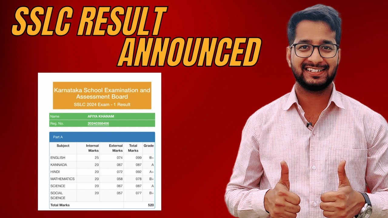 How to Check SSLC Result Online | Online 10th Board Exam Result Kaise ...
