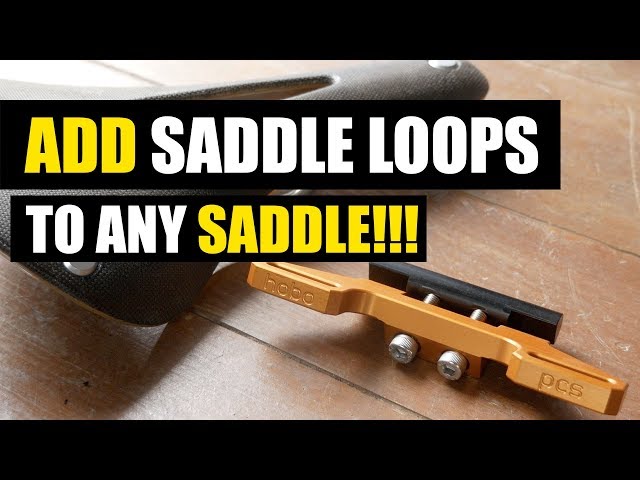 Add Saddle Loops to Any Saddle (Hobo Pieces Restuvus) - YouTube
