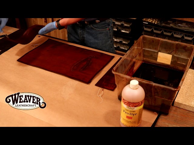Making a Leather Journal Cover Chapter 5: Adding Dye and Finish to a  Journal Cover 