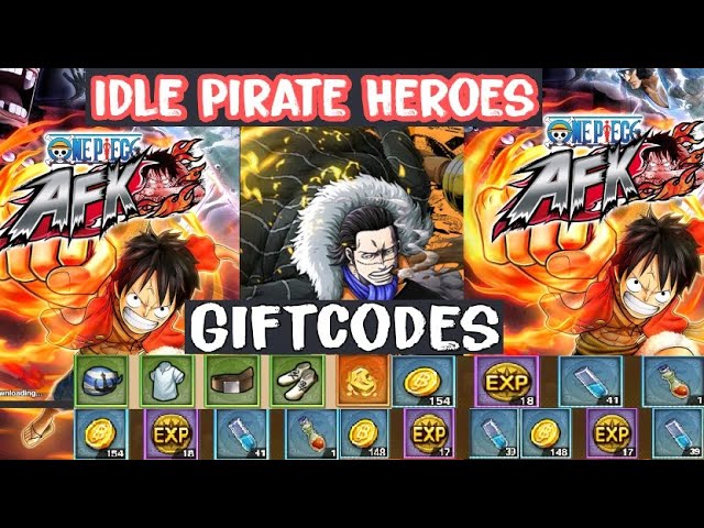 Idle Pirate Heroes & 7 Giftcodes Gameplay - One Piece Idle RPG Android Game  