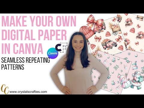 Crea papel digital en Canva